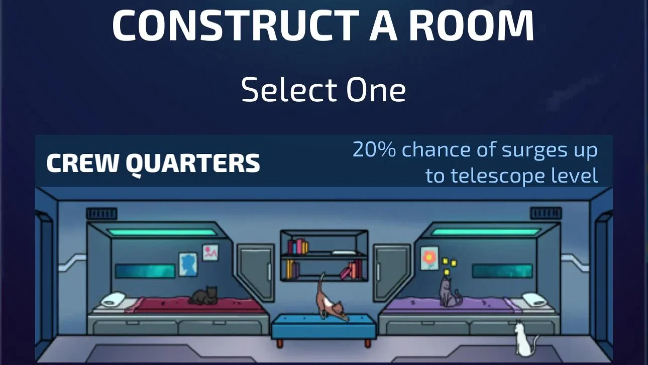 Idle Planet Miner mothership rooms